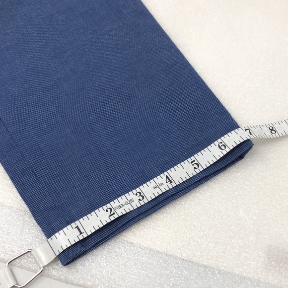 LOFT Pants The Riviera Slim Blue Ponte Knit Size 6P Business Casual Crop - Picture 9 of 16